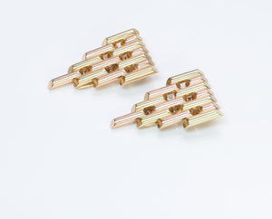 Tiffany & Co. 14K Yellow Gold Dress Clips
