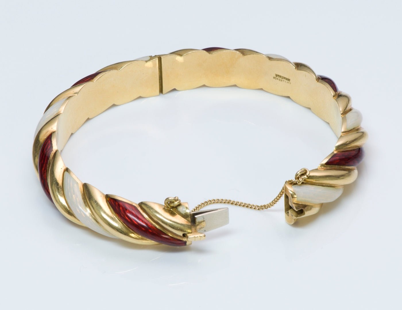 Tiffany & Co. Gold & Enamel Bracelet