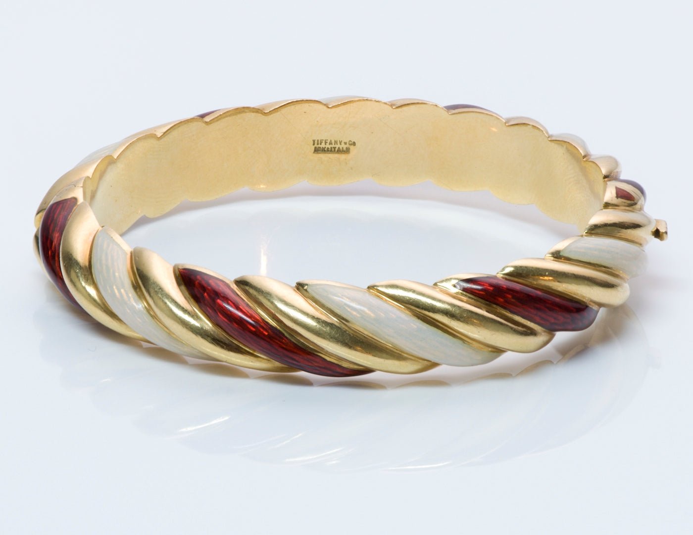 Tiffany & Co. Gold & Enamel Bracelet