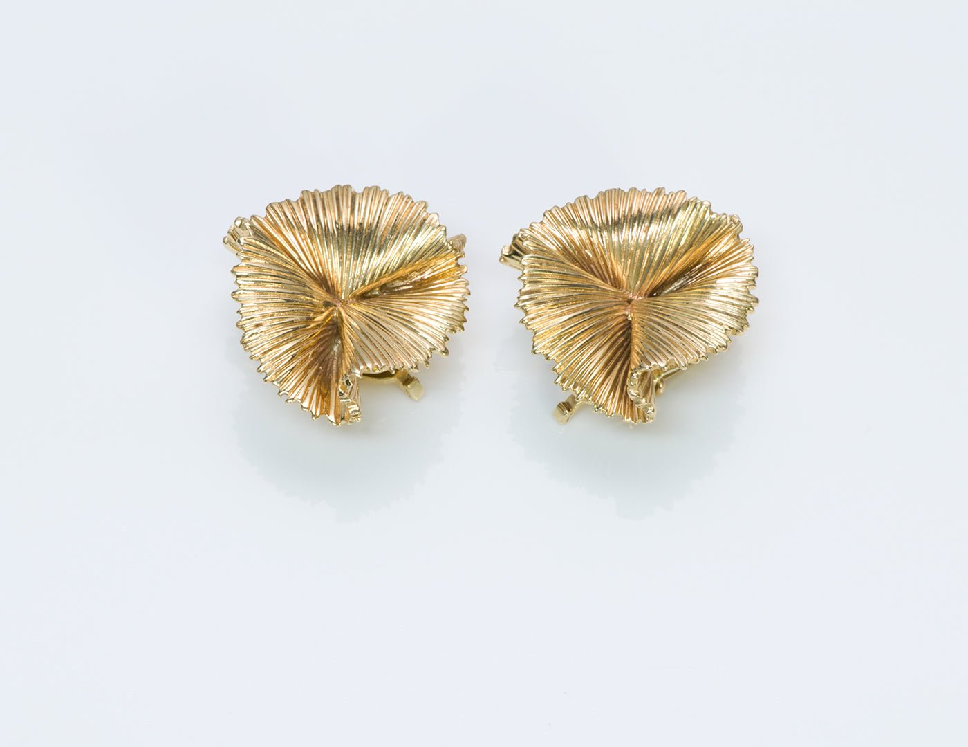 Tiffany & Co. Gold Fan Earrings