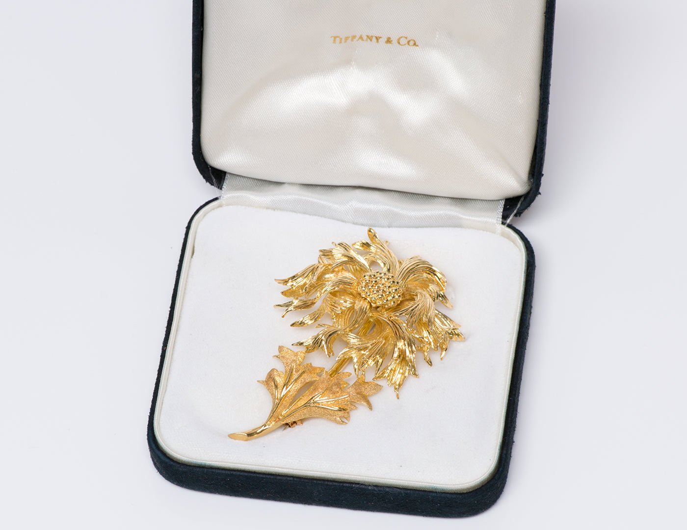 Tiffany & Co. Gold Flower Brooch