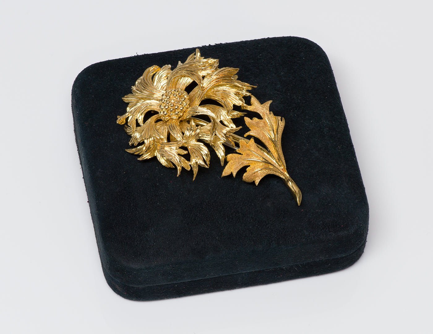 Tiffany & Co. Gold Flower Brooch