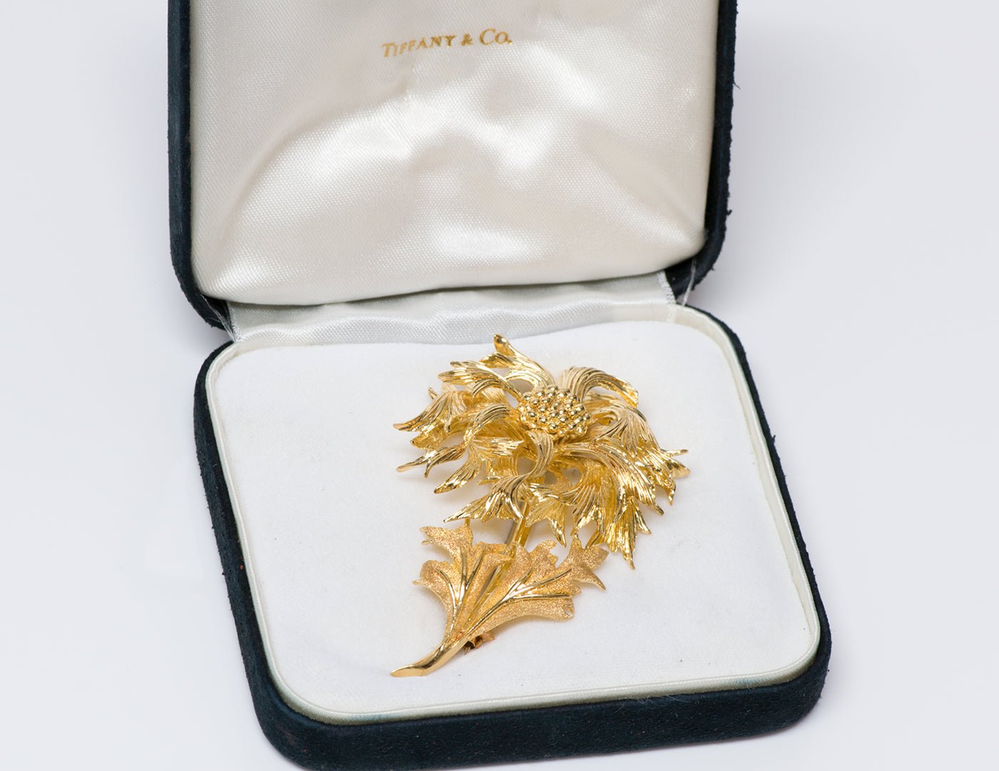 Tiffany & Co. Gold Flower Brooch