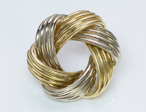 Tiffany & Co. 18K Gold Knot Brooch