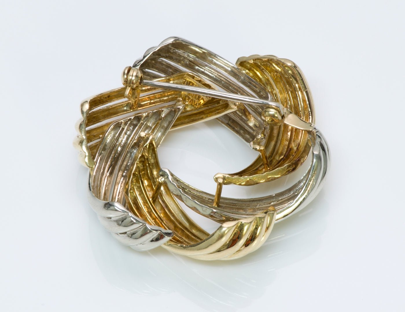 Tiffany & Co. Gold Knot Brooch