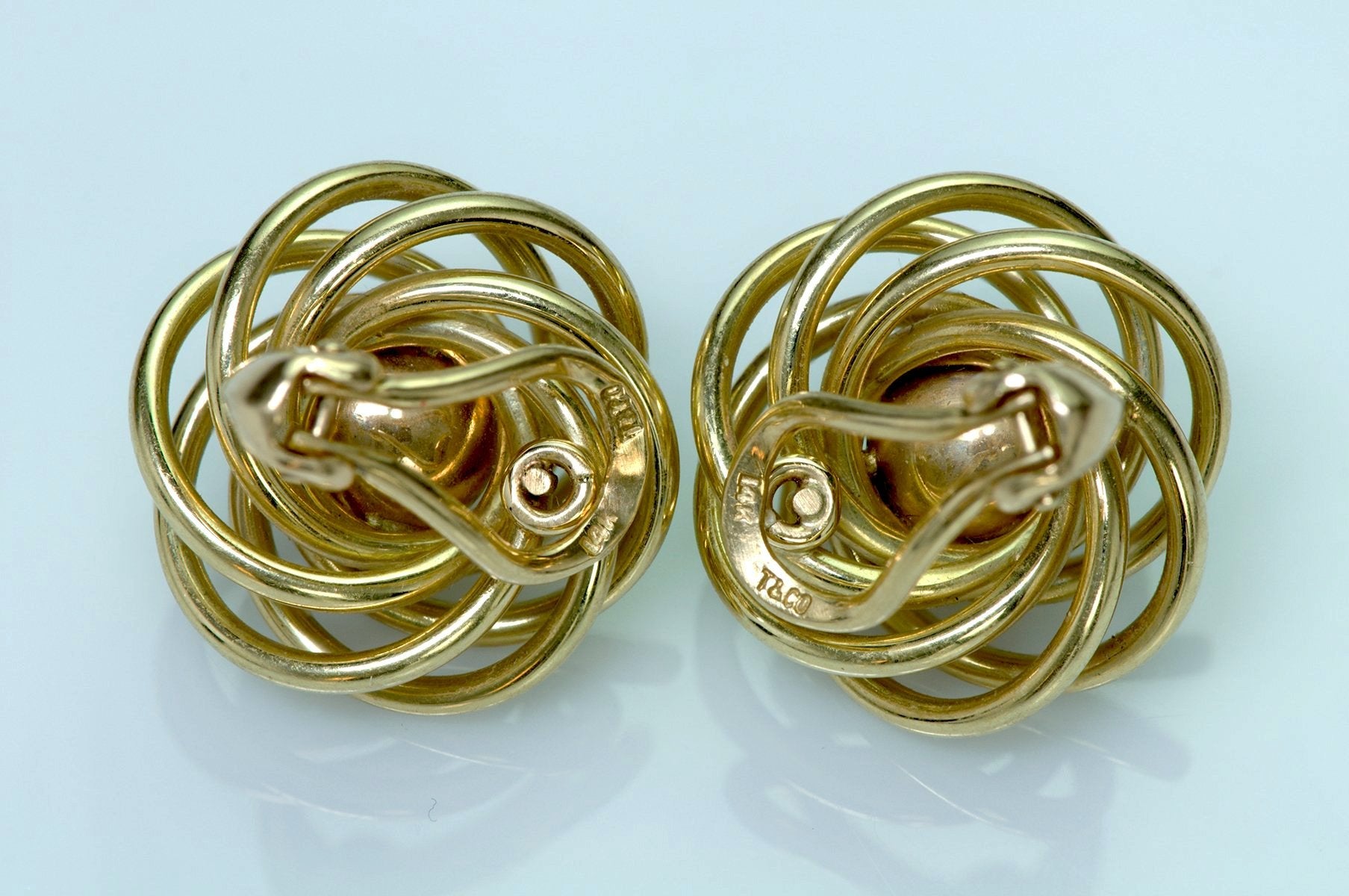 Tiffany & Co. Gold Pearl Earrings