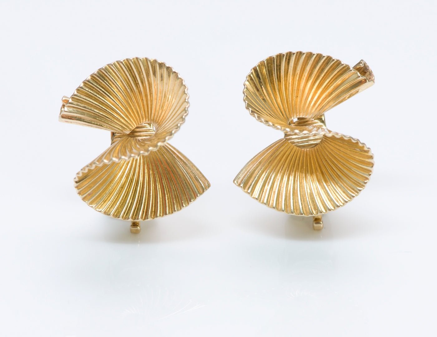 Tiffany & Co. Gold Swirl Earrings
