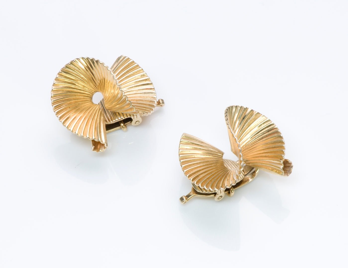 Tiffany & Co. Gold Swirl Earrings