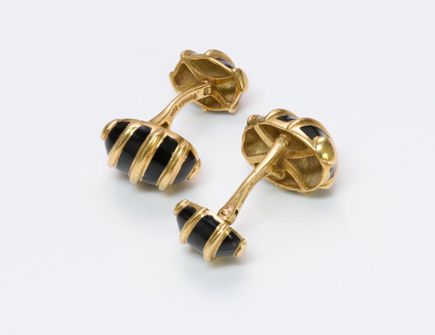 Tiffany & Co. Jean Schlumberger Gold Enamel Cufflinks