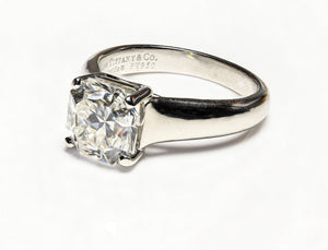 Tiffany & Co. Lucida Platinum 2.79 CTW Diamond Engagement Ring