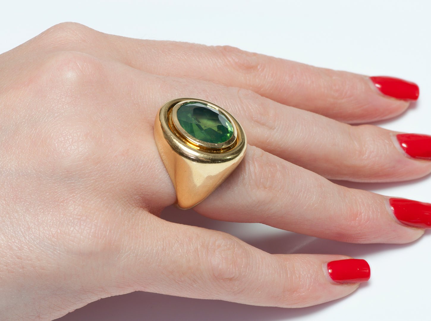 Tiffany & Co. Paloma Picasso 18K Gold Peridot Ring