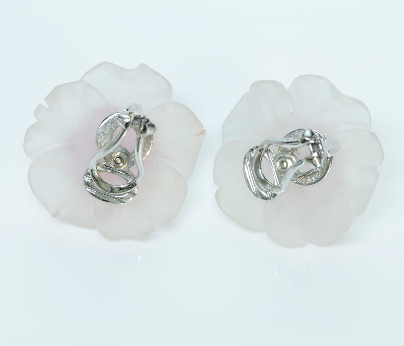 Tiffany & Co. Paloma Picasso Tsavorite Rose Quartz Crystal 18K Gold Earrings