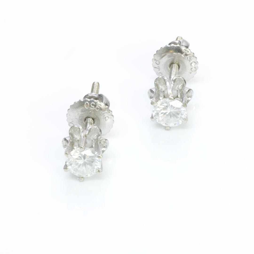 Tiffany & Co. Platinum Diamond Earrings
