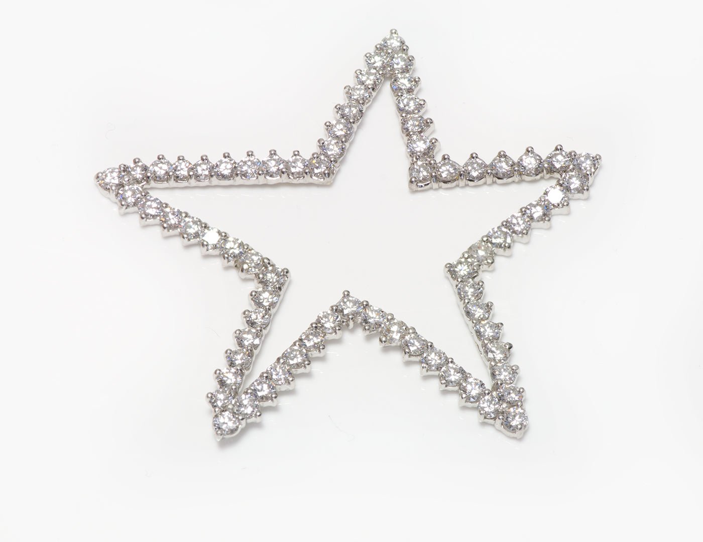Tiffany & Co. Platinum Diamond Star Pendant