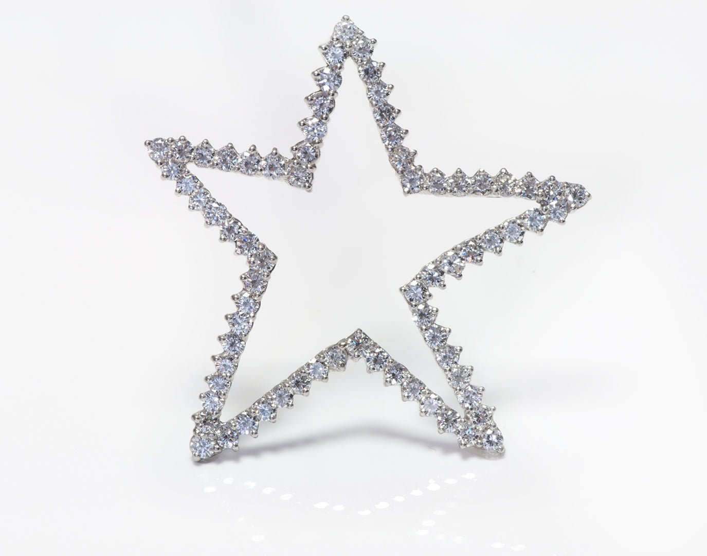 Tiffany & Co. Platinum Diamond Star Pendant