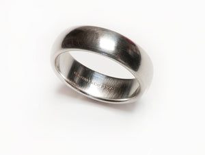 Tiffany & Co. Platinum Ring Band 6mm