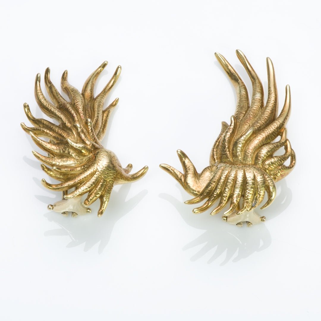 Tiffany & Co. Schlumberger Gold Earrings
