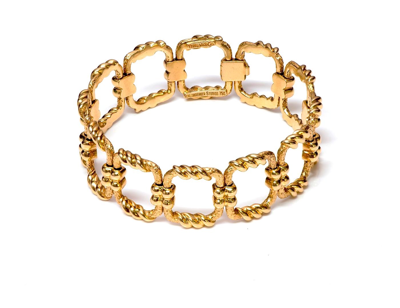 Tiffany & Co. Schlumberger Studios 18K Gold Bracelet