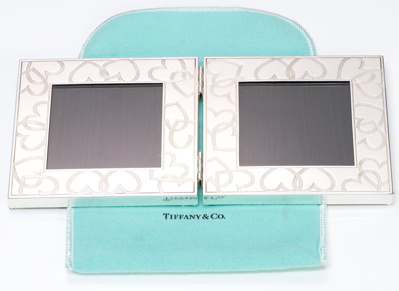 Tiffany & Co. Silver Double Picture Frame