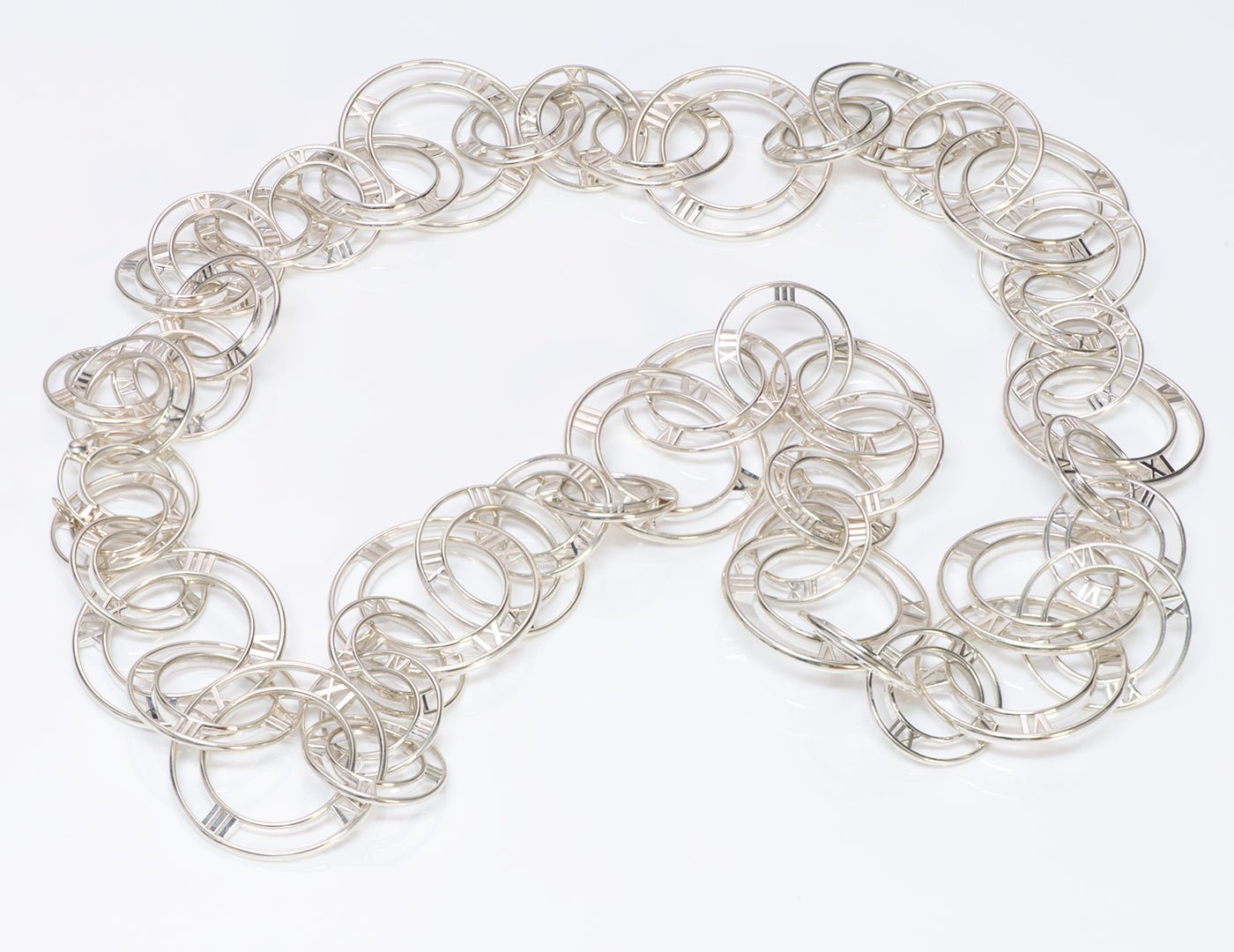 Tiffany & Co. Sterling Silver Atlas Link Necklace