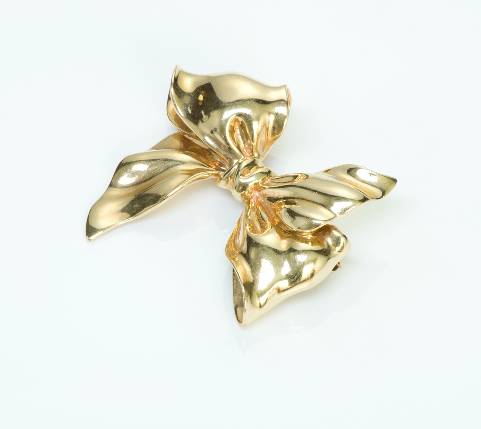 Tiffany & Co. Vintage Gold Bow Brooch