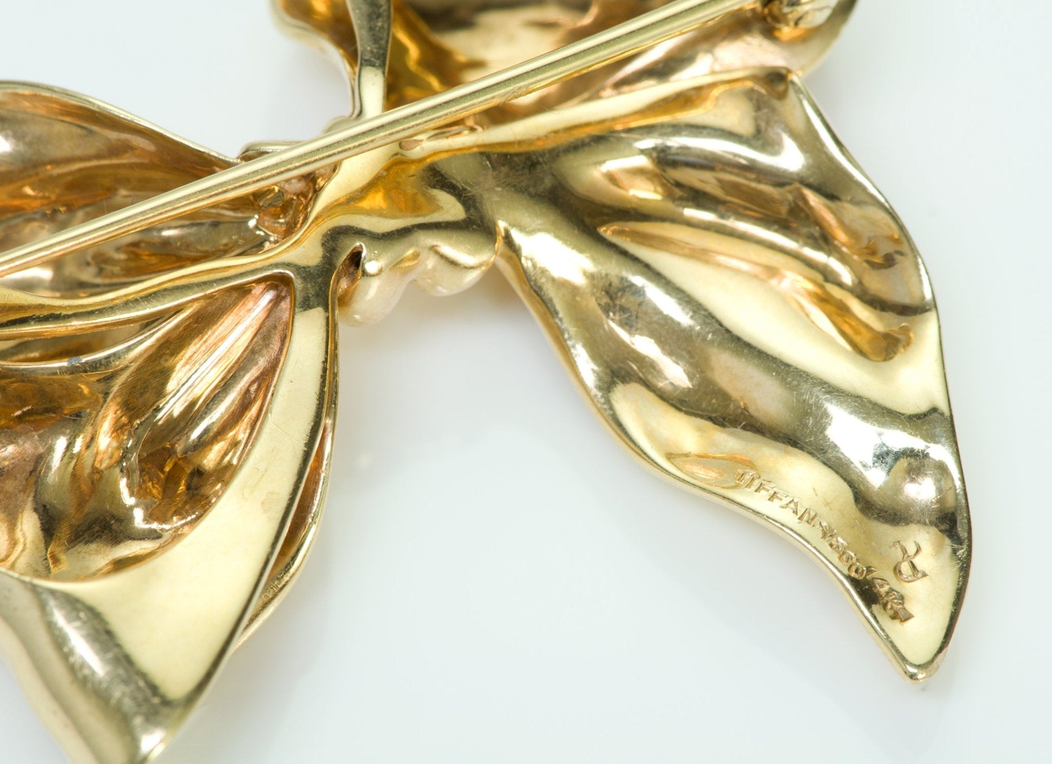 Tiffany & Co. Vintage Gold Bow Brooch