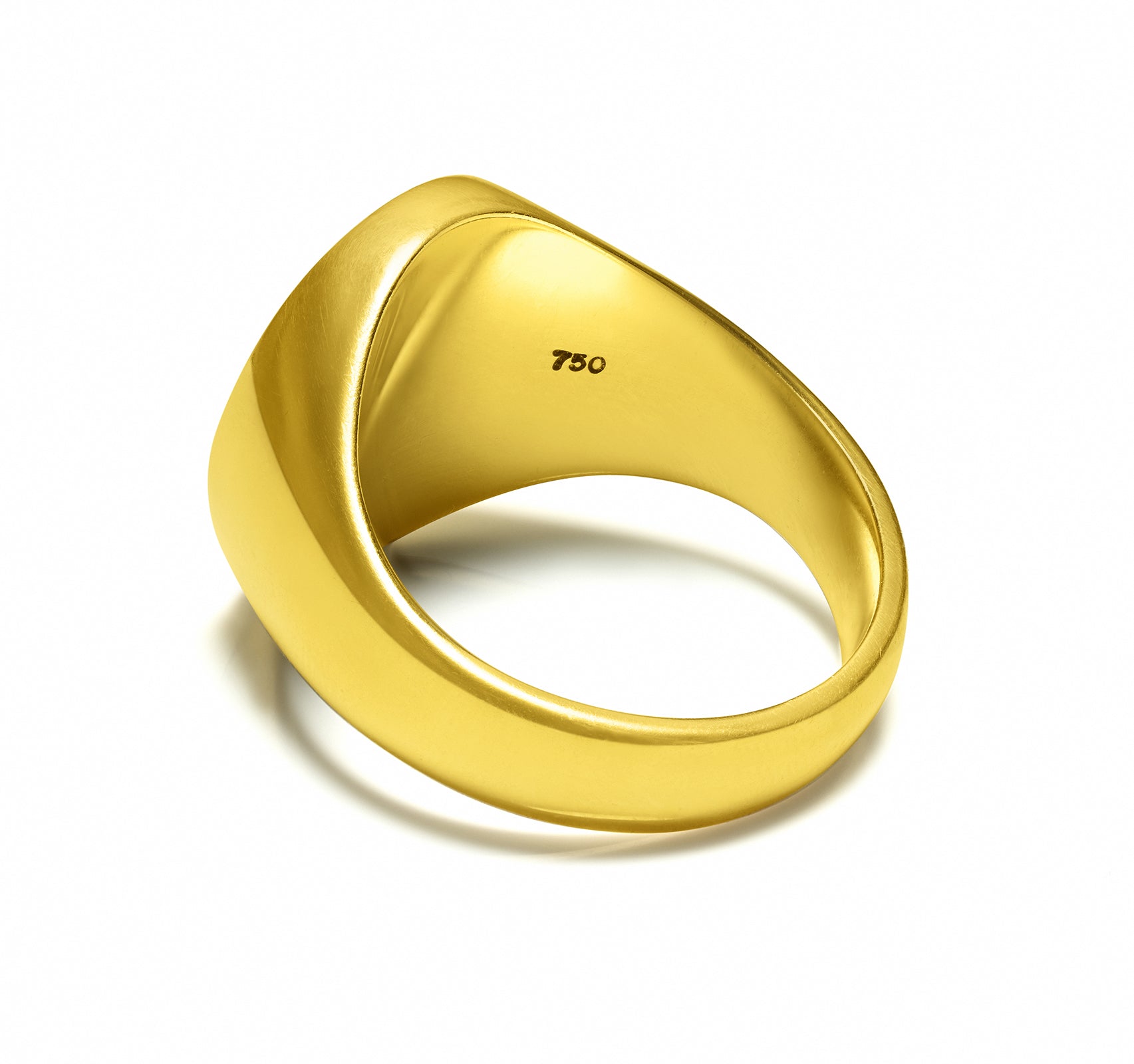 Tiffany & Co. 18K Yellow Gold Classic Signet Ring 