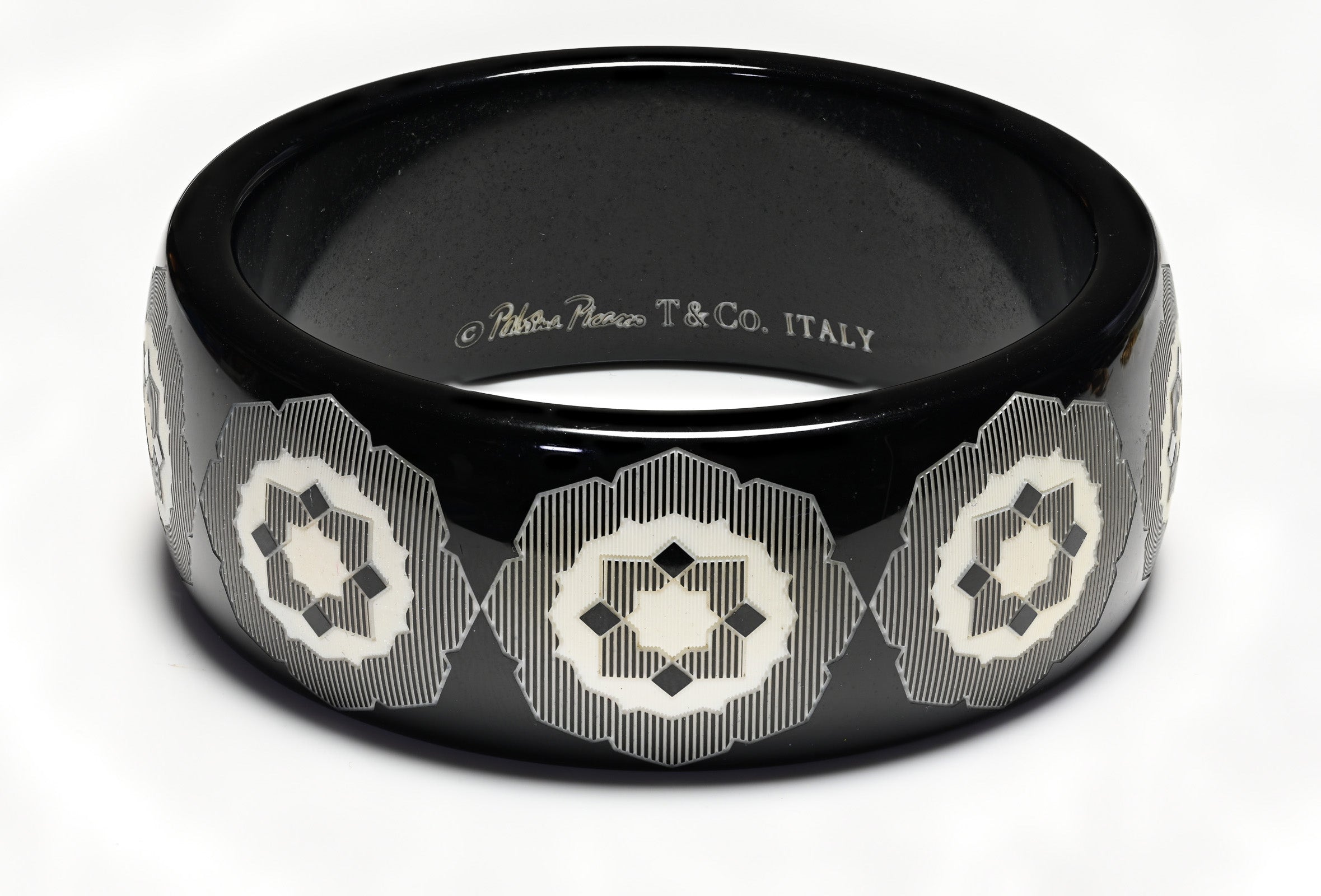 Tiffany & Co Paloma Picasso Black White Zellige Set