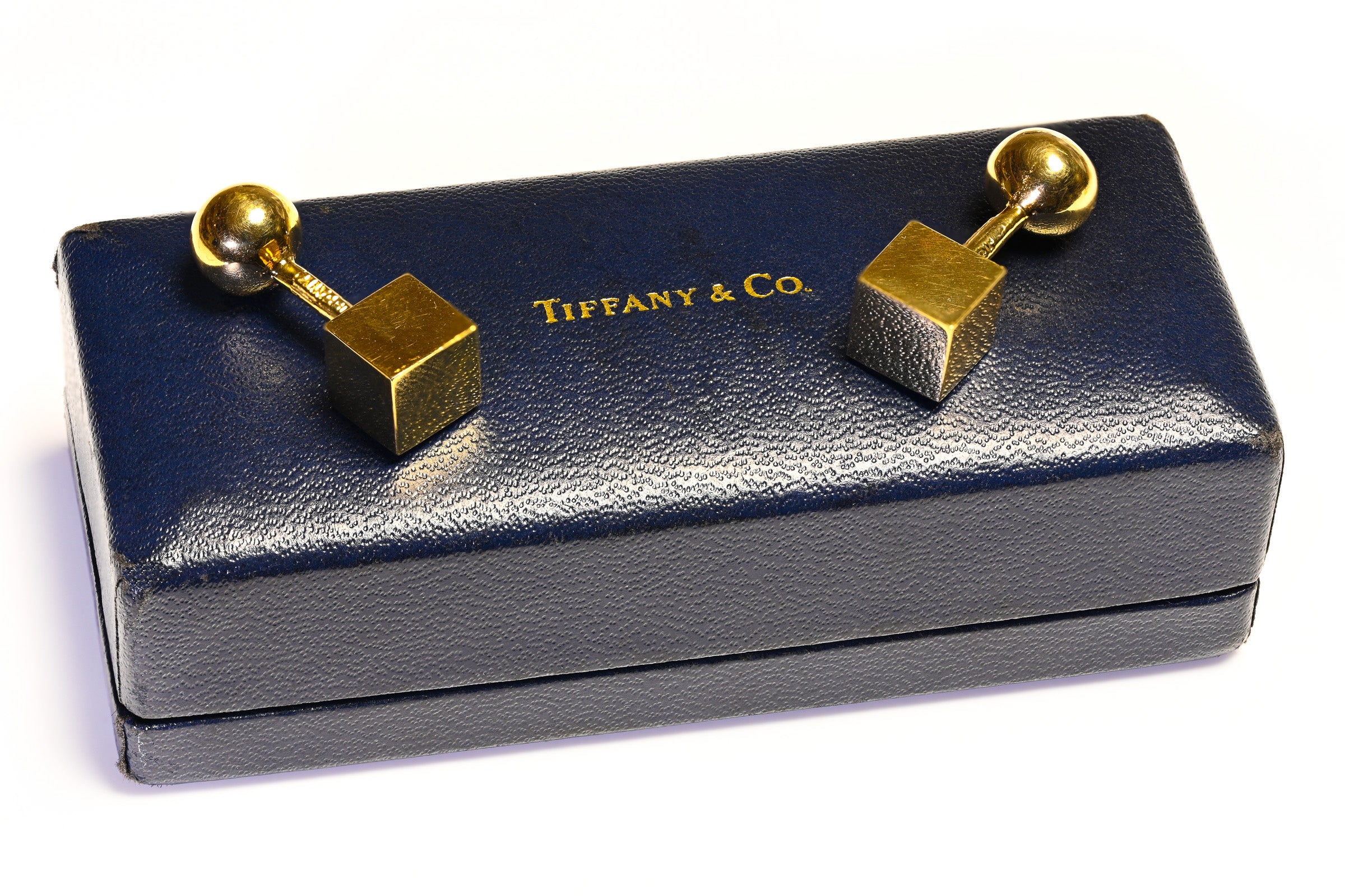 Tiffany & Co. 18K Gold Geometric Cufflinks