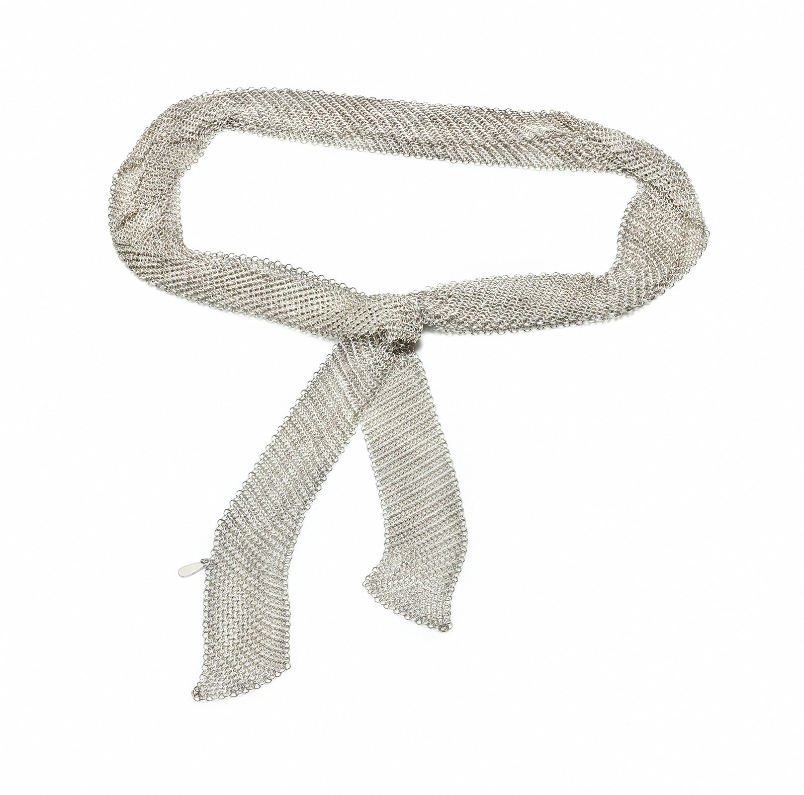 Tiffany & Co. Elsa Peretti Silver Scarf Mesh Necklace