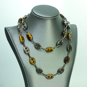 Tiger Eye Sterling Silver Necklace