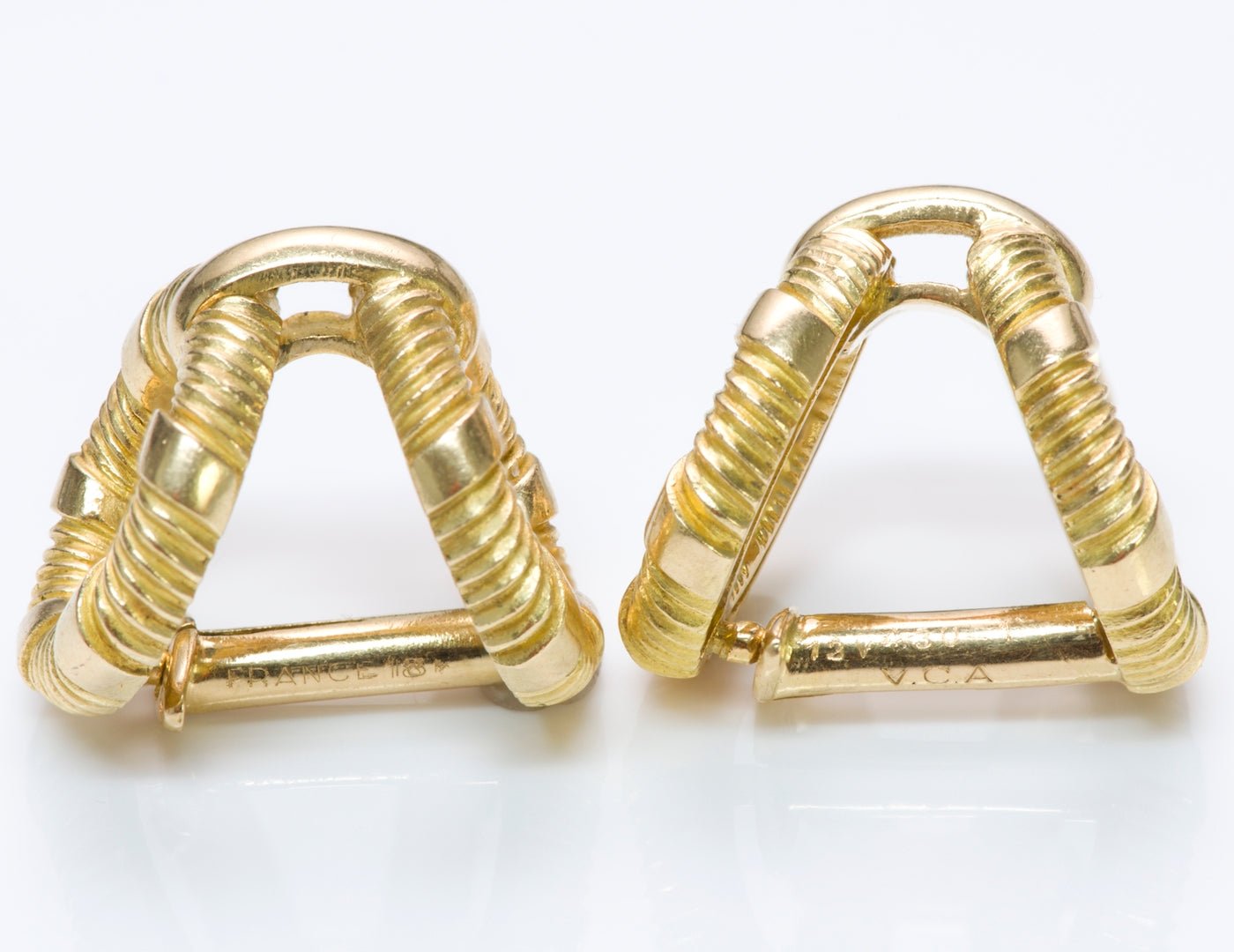 Van Cleef & Arpels France 18K Gold Cufflinks