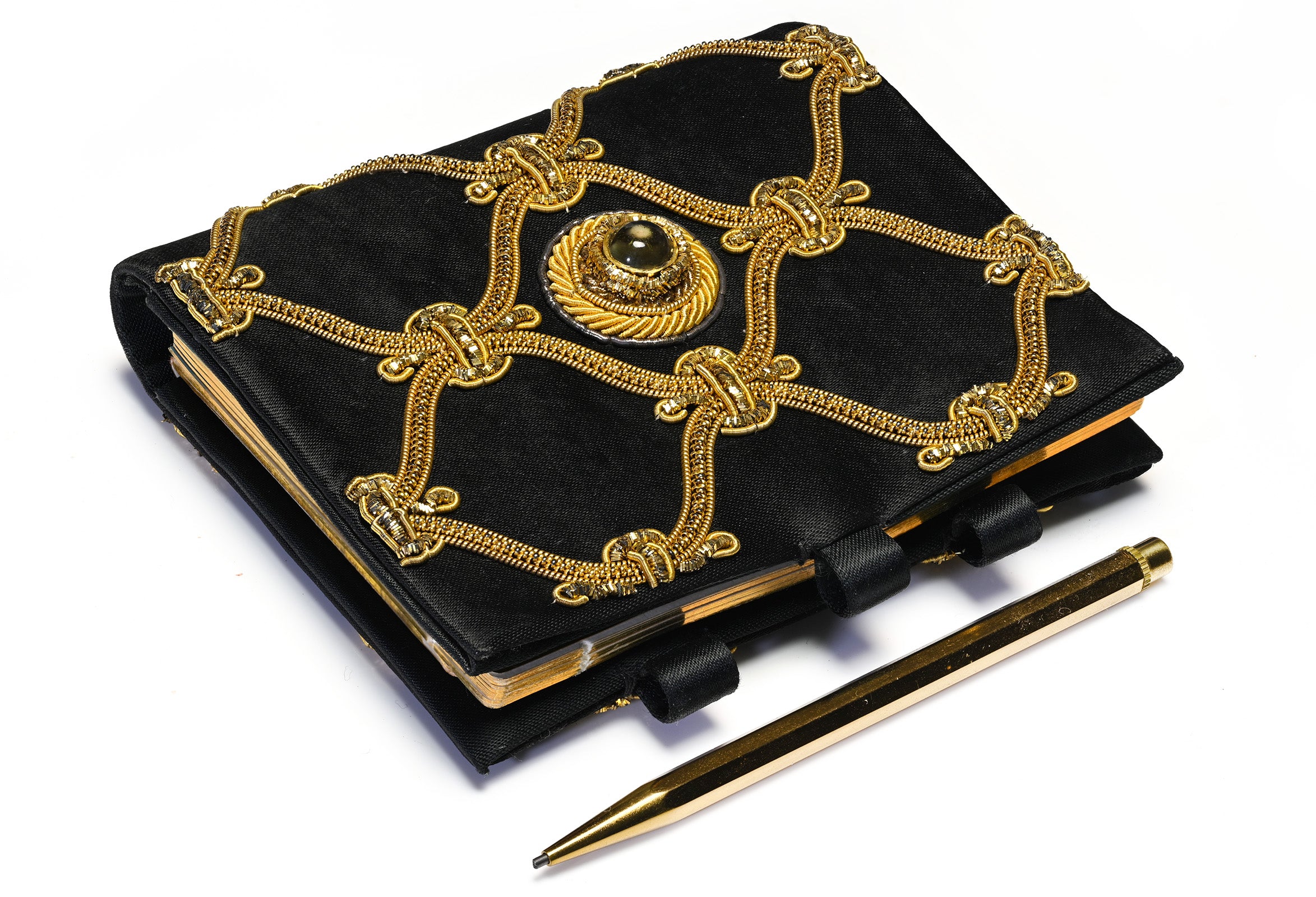 Van Cleef & Arpels Silk Agenda – Gold Thread and Quartz