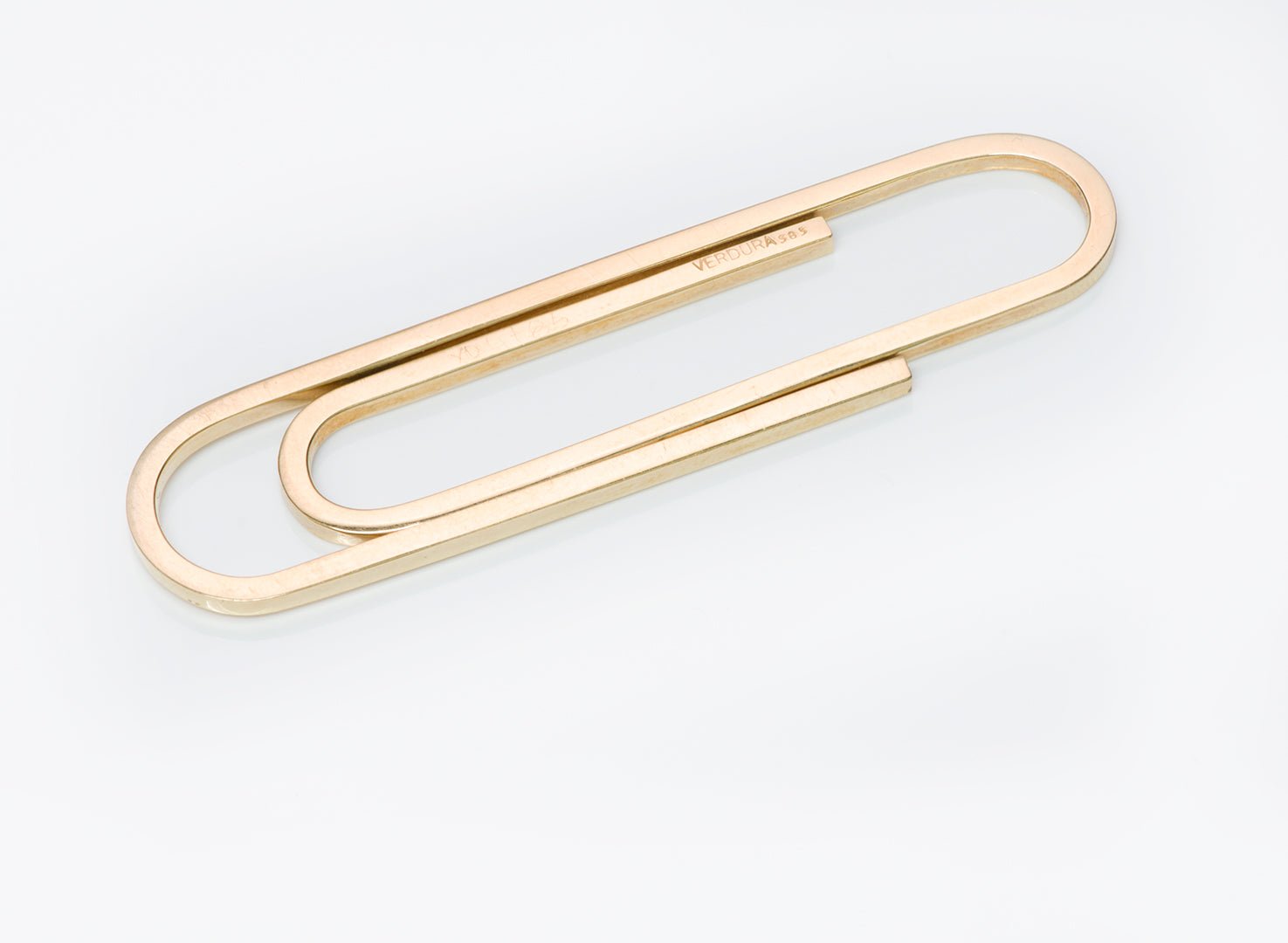 Verdura Gold Paperclip Money Clip