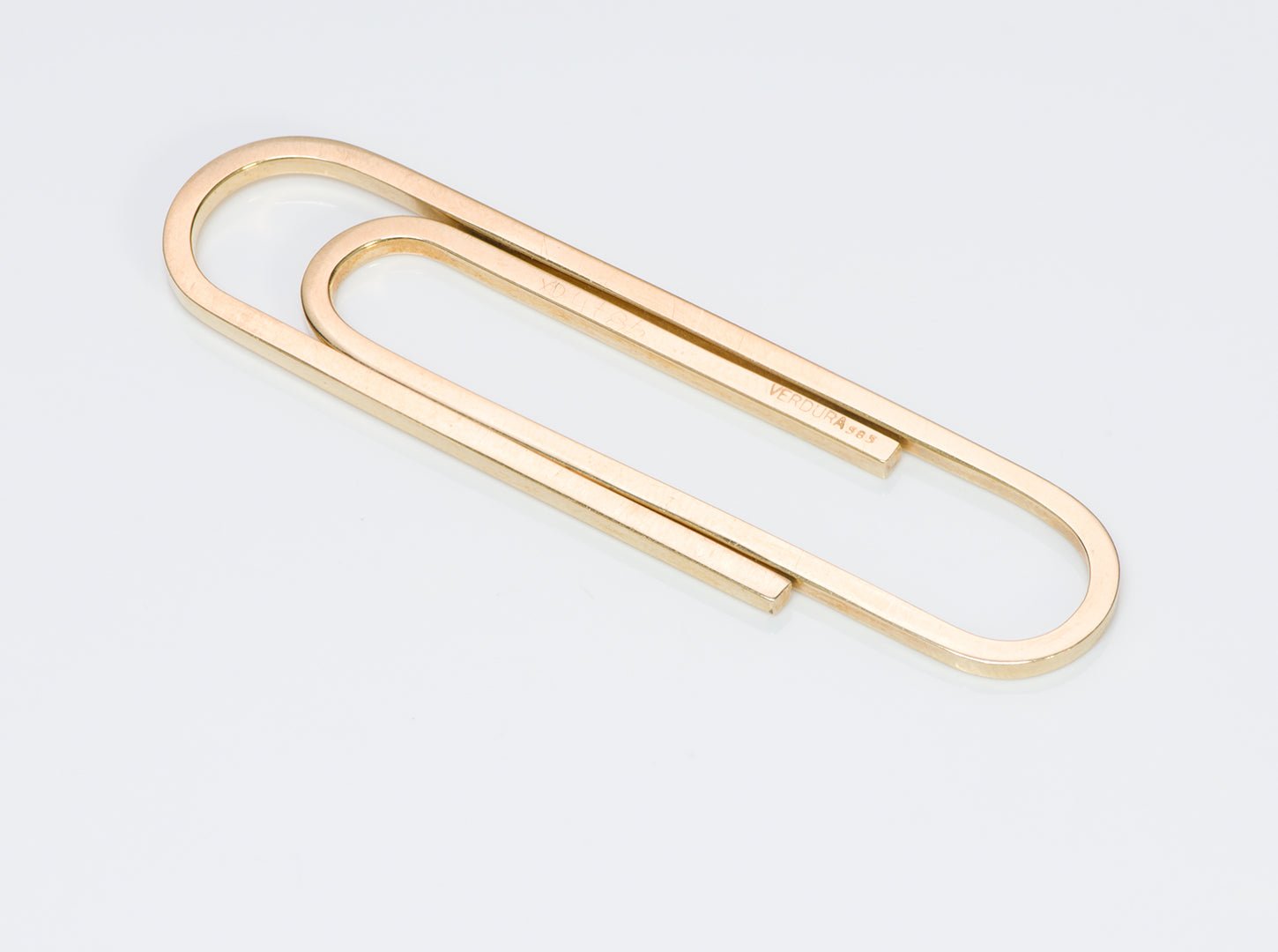 Verdura Gold Paperclip Money Clip