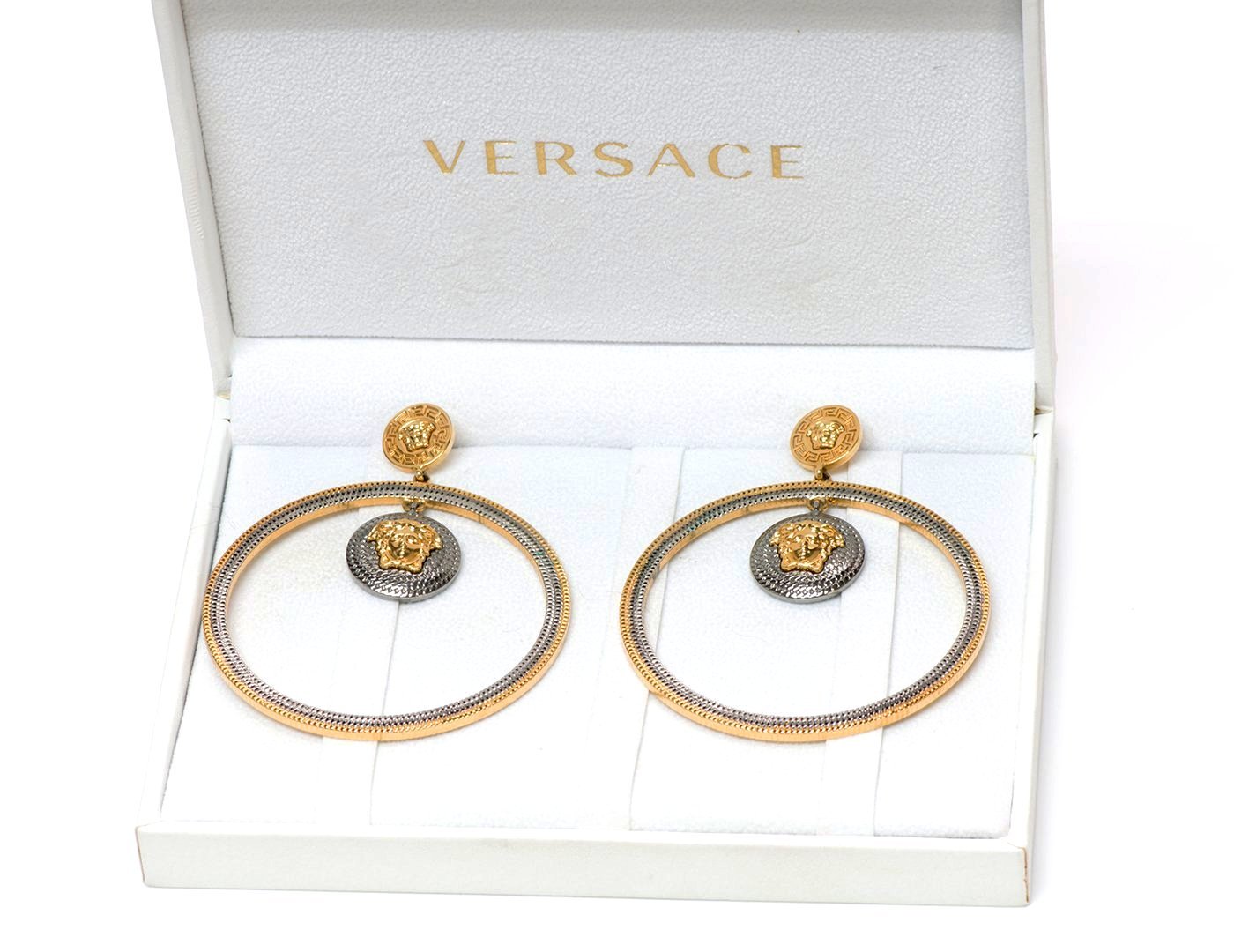 Versace Medusa Hoop Earrings