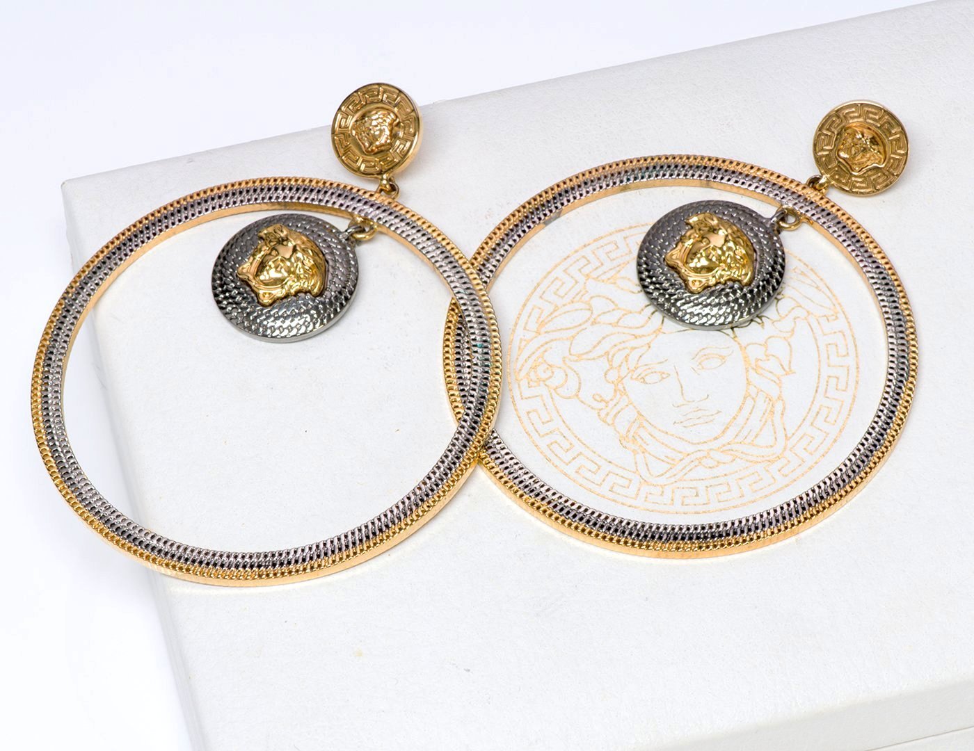 Versace Medusa Hoop Earrings