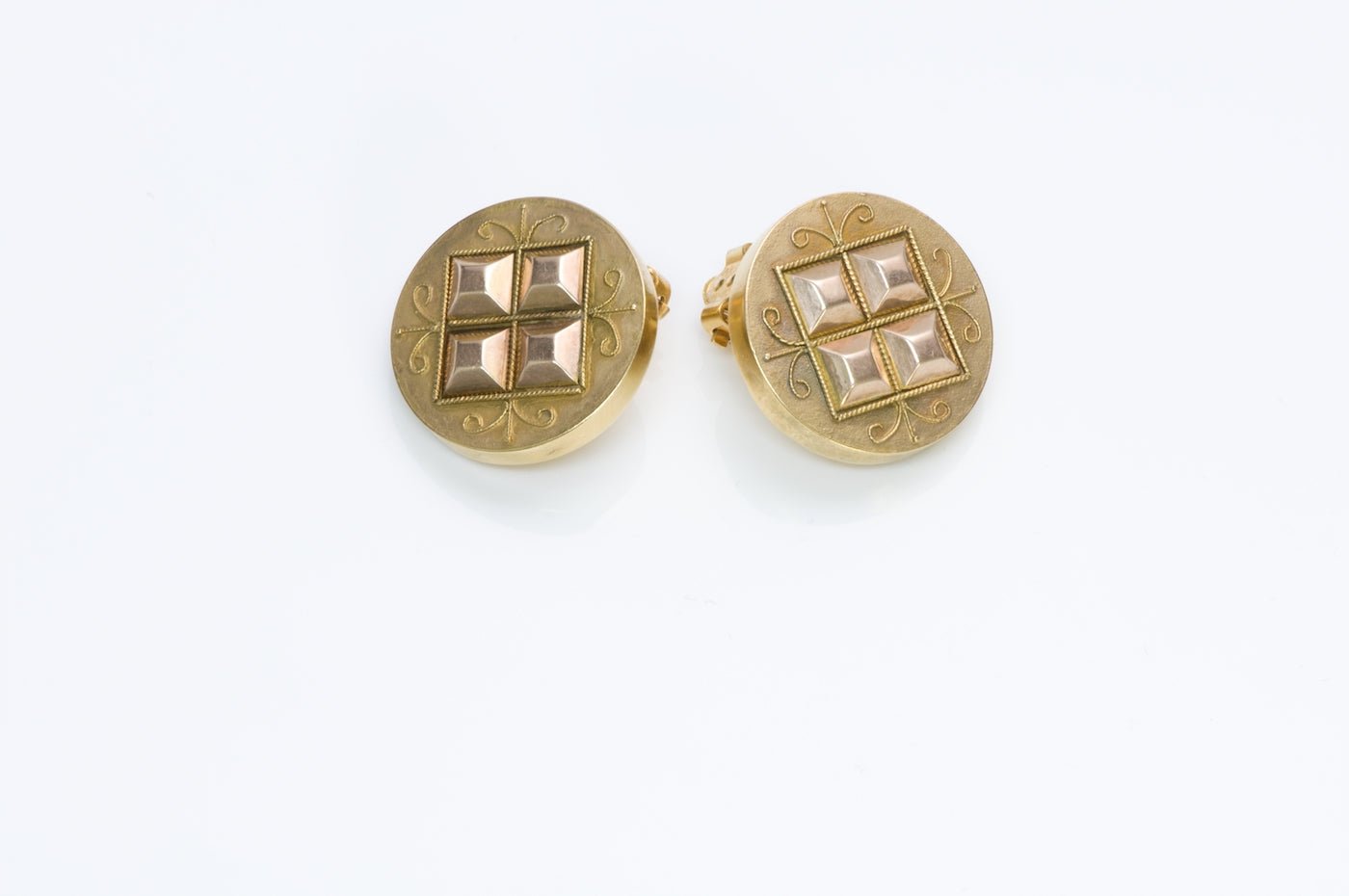 Victorian Gold Earrings