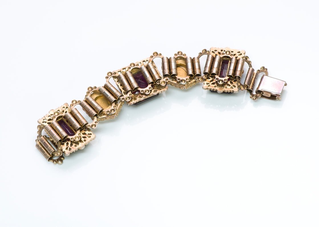 Victorian Style Costume Jewelry Bracelet