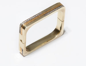 Vintage 14K Yellow Gold Diamond Bracelet