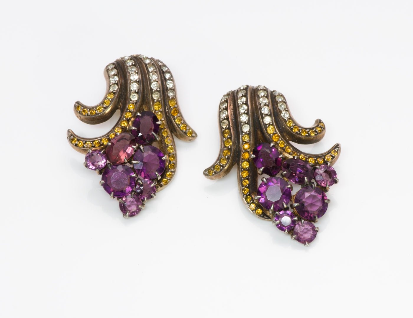 Vintage 1940’s Crystal Earrings