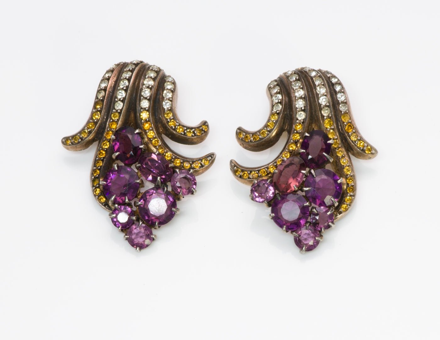 Vintage 1940’s Crystal Earrings