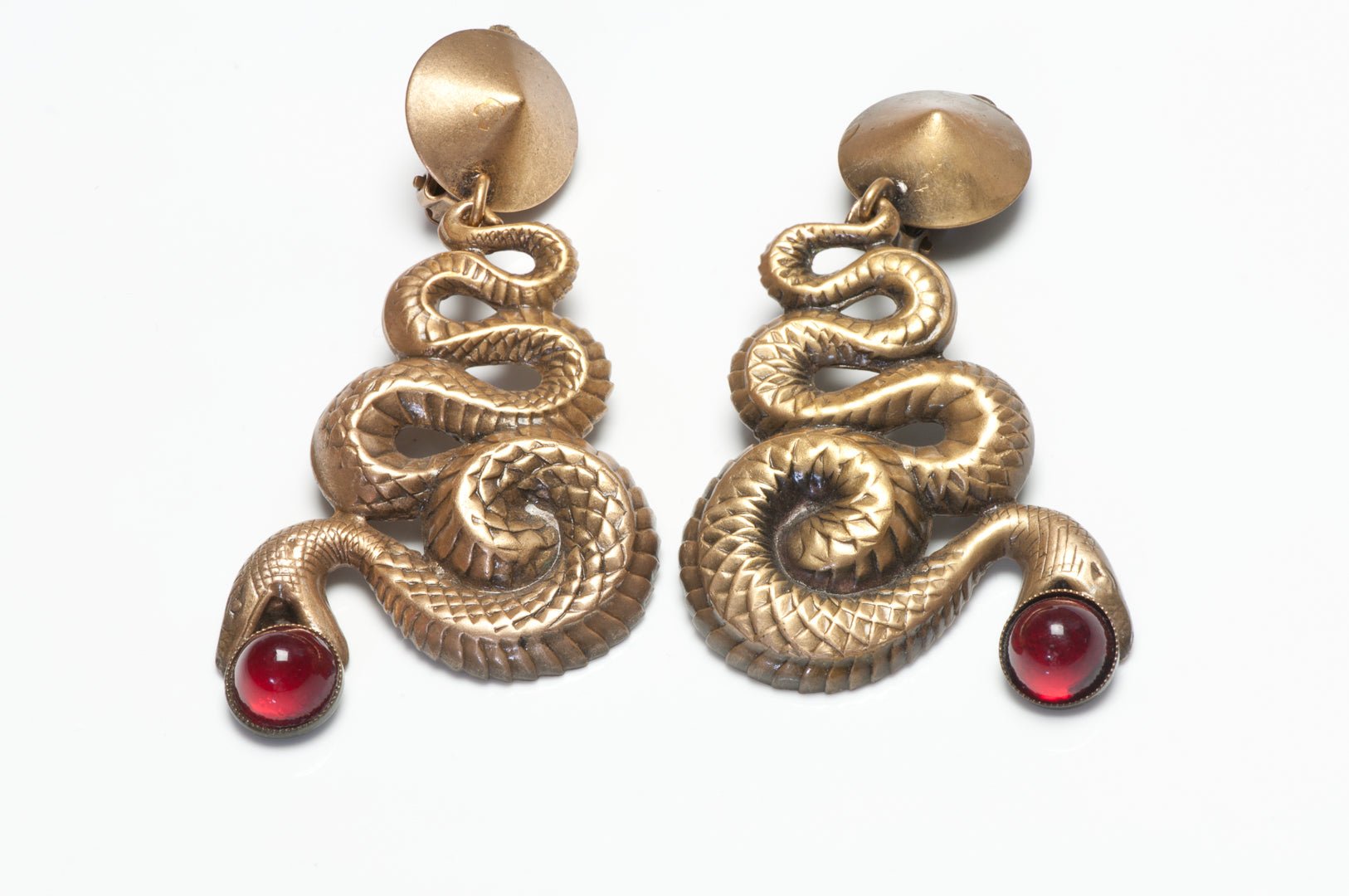 Vintage 1940’s Joseff of Hollywood Cleopatra Snake Earrings Bracelet Set