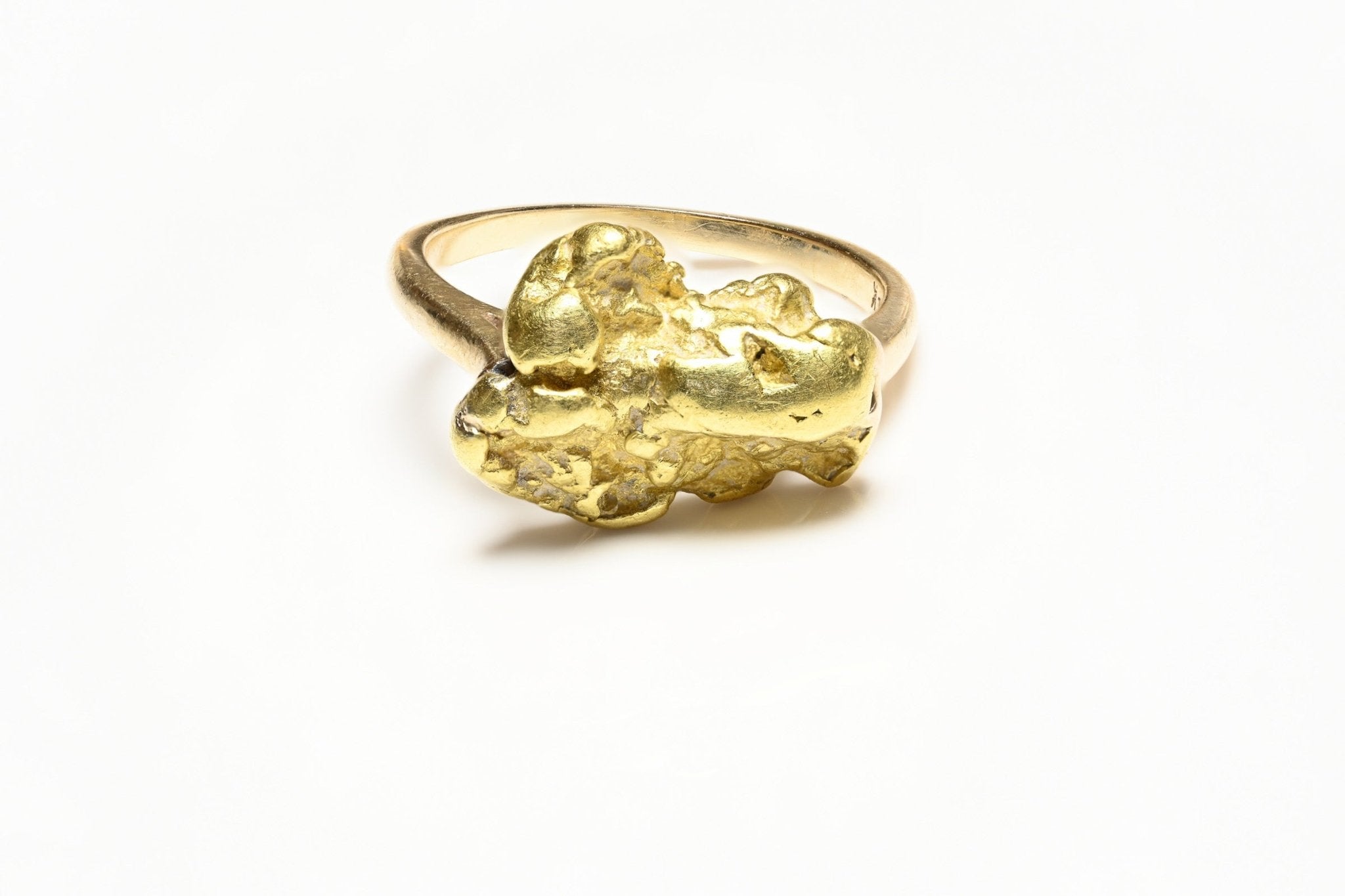Vintage 24K Gold Nugget Ring