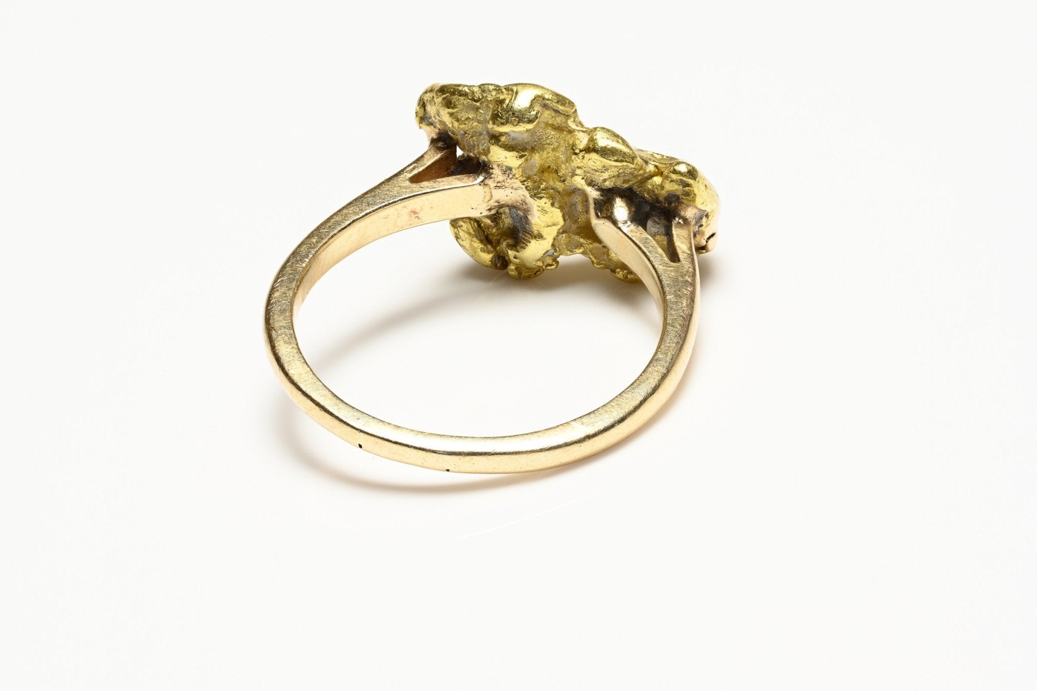 Vintage 24K Gold Nugget Ring