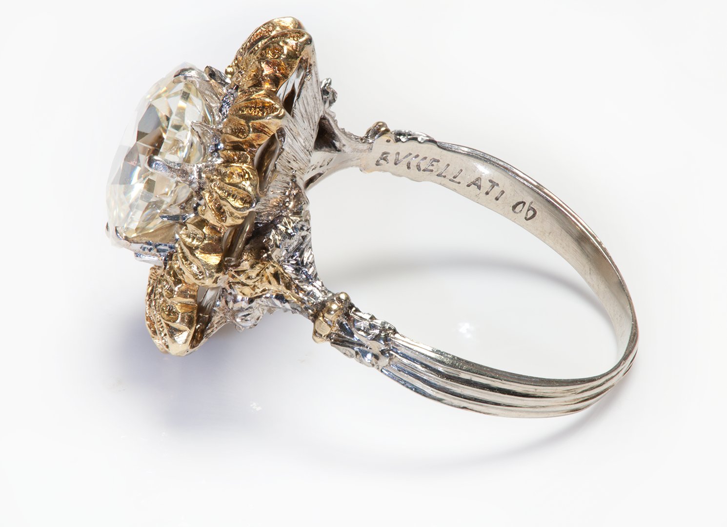Vintage Buccellati 18K Gold Diamond Ring