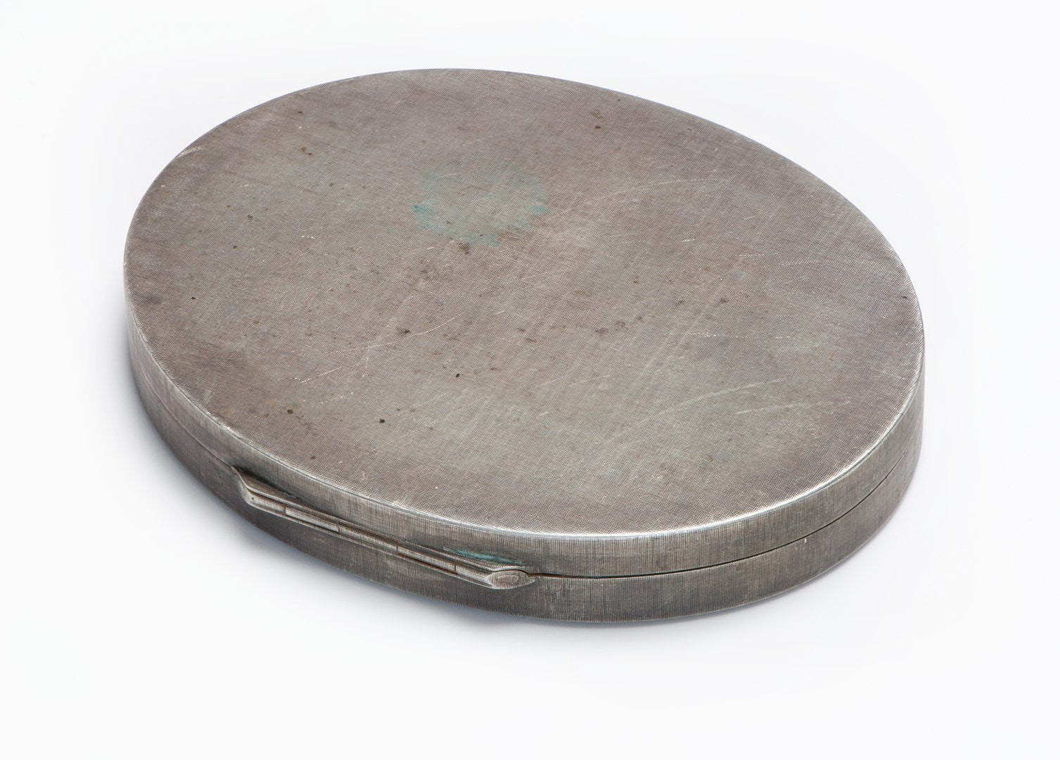 Vintage Buccellati Silver Oval Box