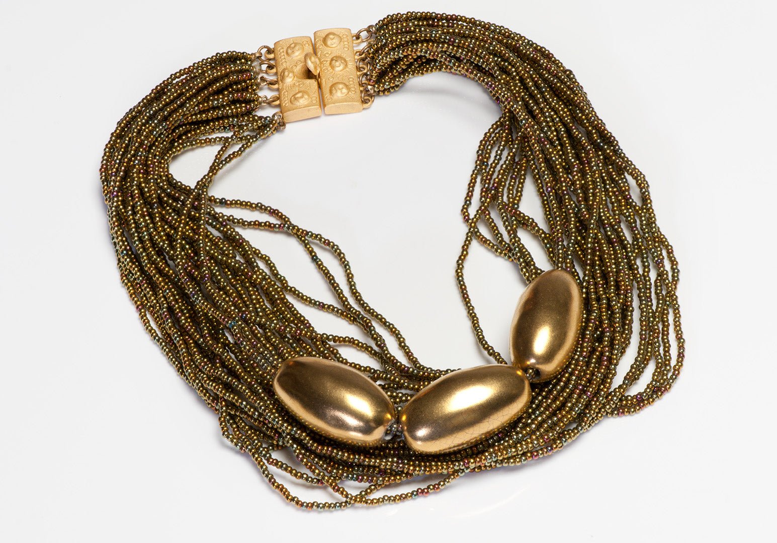 Vintage Carlos Falchi Multi Strand Necklace