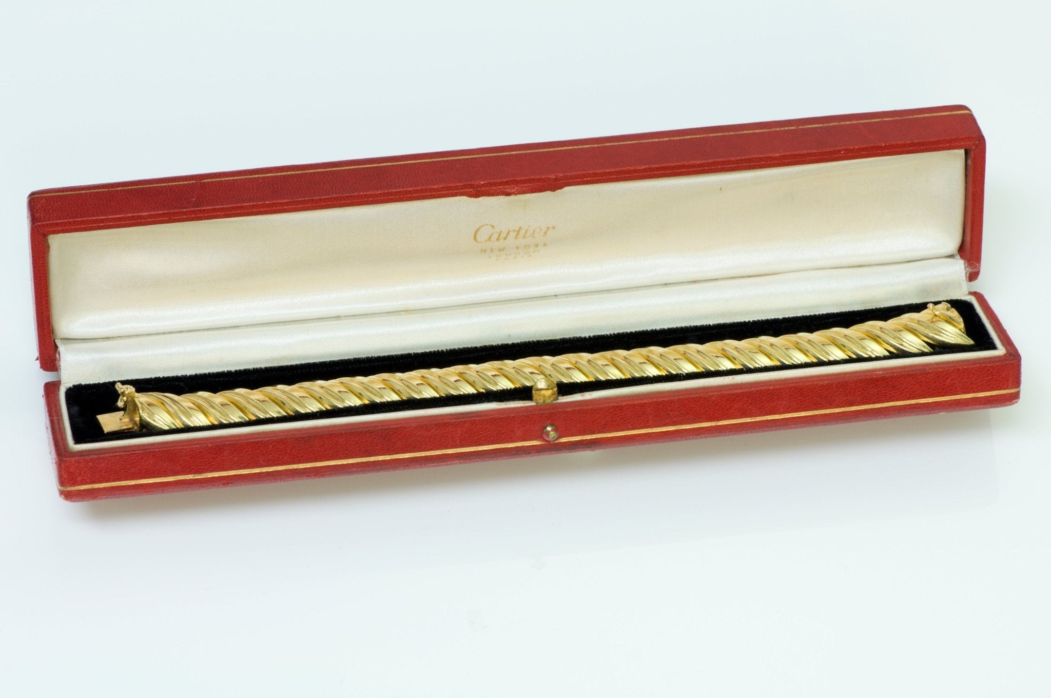 Vintage Cartier 18K Yellow Gold Bracelet