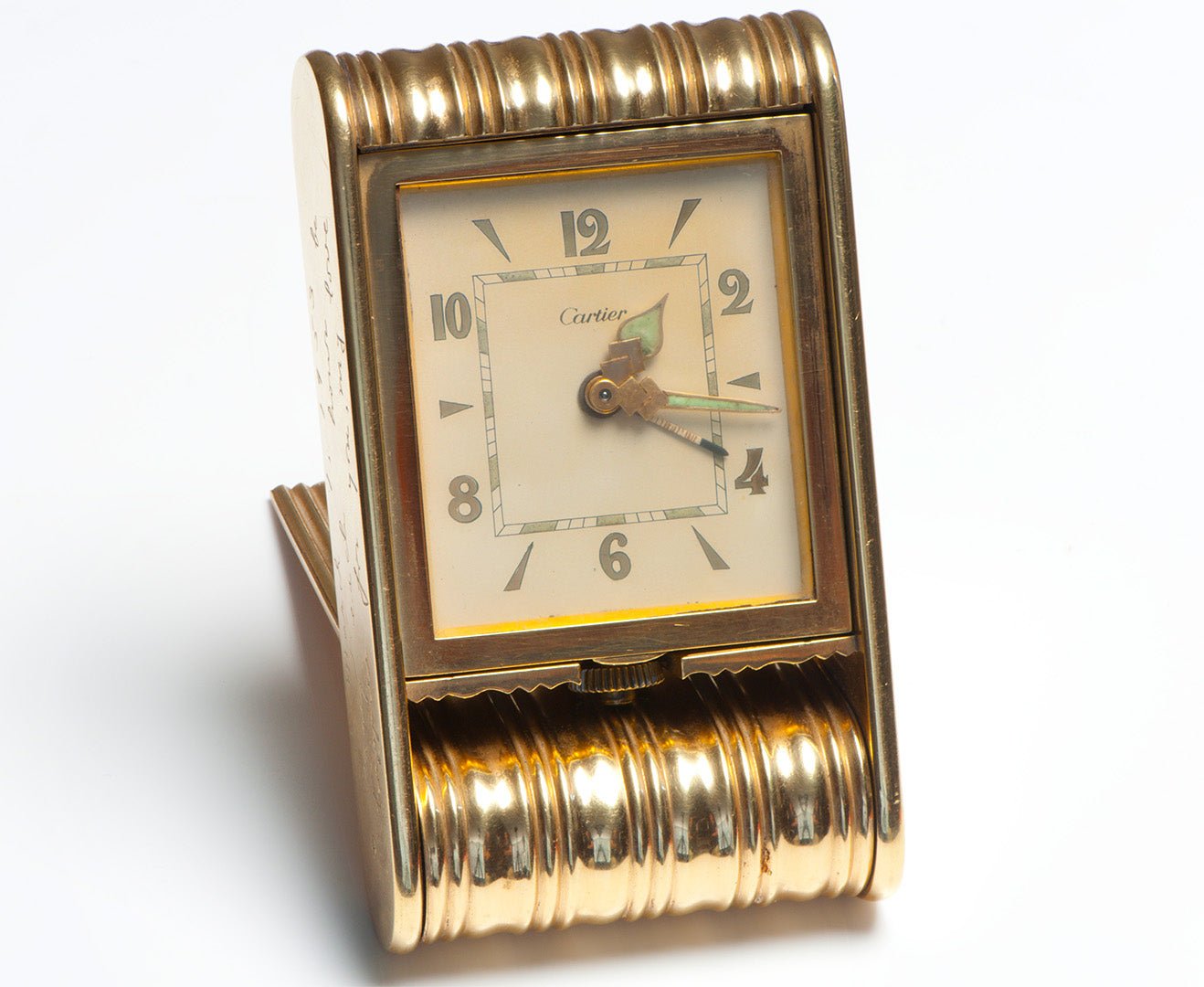 Vintage Cartier Gold Travel Clock